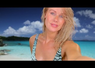  RELAXING ASMR BEACH EXPERIENCE Ocean Waves Kisses Tapping Personal Attention Breathy Whispers