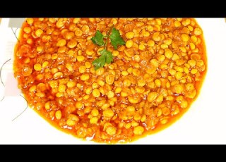 Flavorful Afghan Yellow Split Peas طرز تهیه قورمه دال نخود خوش مزه و لذیذ