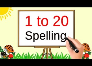 1 To 20 Spelling Numbers Names 1 To 20 With Spelling One To Twenty Spelling In English