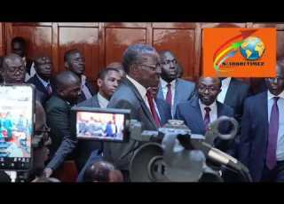 RETIRED CJ MARAGA ADDRESSES COURT FOR THE FIRST TIME AFTER RETIREMENT