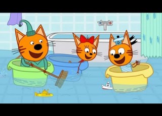 Три кота Серия 129 Морские игры Мультфильмы для детей