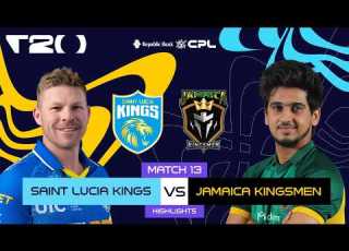  Highlights Saint Lucia Kings Gegen Jamaica Kingsmen CPL 2026