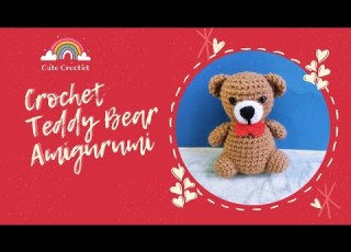 Mini Teddy Bear Amigurumi Easy Step By Step Crochet Tutorial