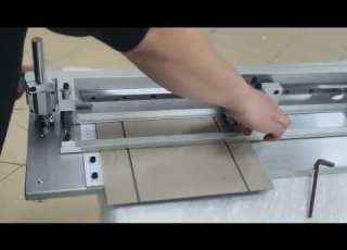 Manual Grooving Machine To Germany Manuelle Nutmaschine Nach Deutschland