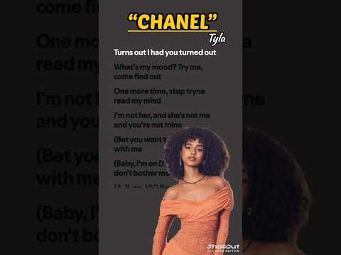 CHANEL Tyla Lyrics Video Song Newsong Tyla Channel Trending Lyrics CHANEL Tyla Lyrics Video Song Newsong Tyla Channel Trending Lyrics