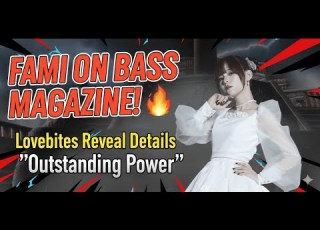FAMI TAKES OVER BASS MAGAZINE Lovebites New Album Outstanding Power Details Revealed