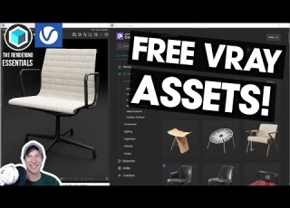 FREE Assets For Vray How To Use Chaos Cosmos Detailed Tutorial