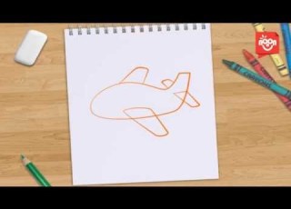  قناة نون لنرسم معا الطائرة