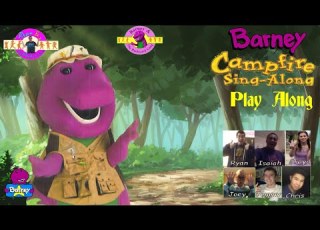 Barney And The Backyard Gang Barney S Campfire Sing Along Play Along 2nd Reboot Release