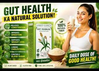  Amrit Ganga Sat Isabgol Psyllium Husk Benefits Dietary Fiber Supplement Best Sat Isabgol Brand