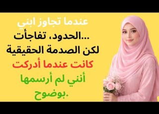 عندما تجاوز ابني الحدود تفاجأت