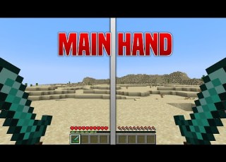  How To Change Your Main Hand In Minecraft Right Left