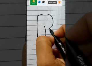 Letter P In Bubbles Style
