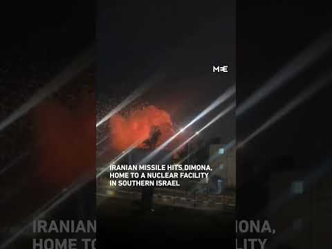 Iranian Missile Hits Dimona Home To A Nuclear Facility In Southern Israel