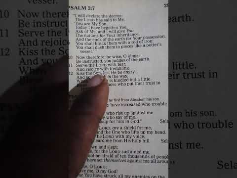 Psalm 2 9 Bible Reading And Meditation