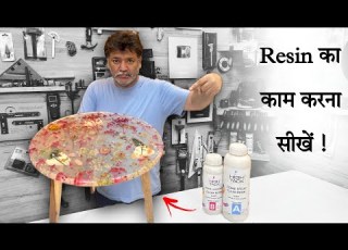 Resin स Table Top बन न स ख आस न स Resin Art Tutorial In Hindi