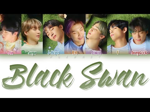 BTS 防彈少年團 BLACK SWAN Japanese Version Lyrics Color Coded Lyrics Eng Rom Kan