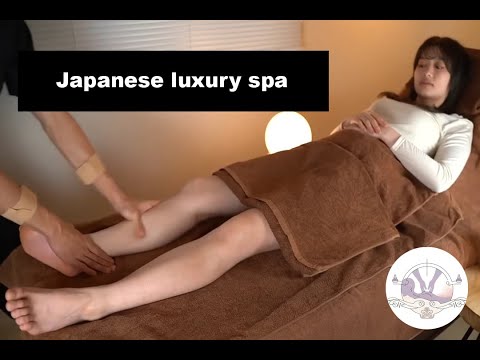 Japanese Massage Japanese Oil Massage Relaxing Massage And Spa ASMR Sounds Japanese Luxury Spa