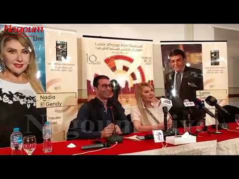 محمود حميدة ونادية الجندي يحرجان صحفي وجه سؤال بخصوص محمد سعد ومحمد هنيدي