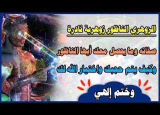  الزوهري الناظور زوهرية نادرة صفاته ومايحصل معك آيها ناظور وكيف يتم حجبك وإختيار الله لك ختم الهي