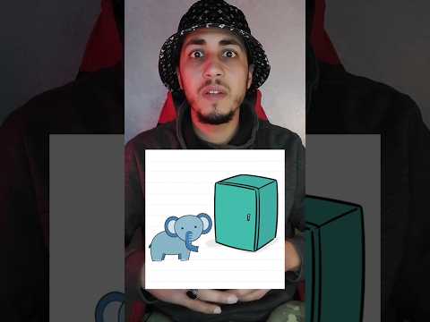 إدخال فيل في ثلاجة ب3 خطوات فقط