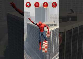  تحدي الأبطال الخارقون Spiderman Ironman Batman Superman Gta5