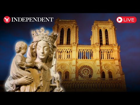 Live Notre Dame Welcomes Back Restored Virgin Mary Statue