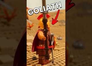 Making Goliath In LEGO Animation Stopmotion Shorts