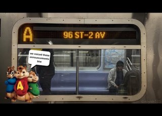  NYC Subway R179 A Train To From 96 St 2 Av Announcements Alvin And The Chipmunks Edition
