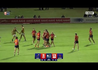  Round 2 Hostplus SANFL Snapshot Adelaide S Archie Ludowyke Nails Pressure Set Shot In Final Term