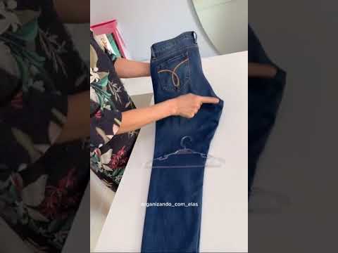 طريقة رائعة لتعليق الثياب في الخزانة Shorts ترتيب