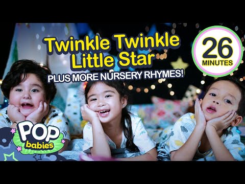 Twinkle Twinkle Little Star More Nursery Rhymes 26 Mins Non Stop Compilation Pop Babies