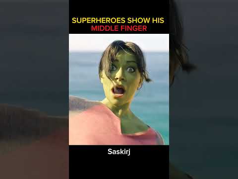 SUPERHEROES SHOW HIS MIDDLE FINGER Marvel Shorts