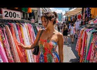 ISTANBUL TURKEY 2026 4K MARKET TOUR Kadıköy Cheap Fashion Market Shopping