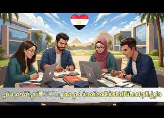 دليل الجامعات الخاصة المعتمدة في مصر 2026 التي تقدم منح