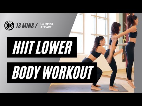 HIIT Lower Body Workout With Music GymPro Apparel