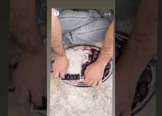  چیدمان خرما داخل جعبه سلطان بارانی باغات بروات بم بزرگ
