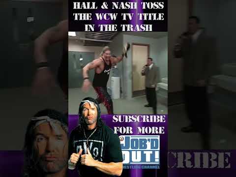 Kevin Nash Scott Hall Literally Threw The WCW Television Title In The TRASH