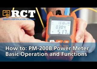  How To PM 200B Power Meter Basic Operation And Functions