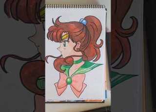  Sailor Moon Sailor Júpiter Sailormoon Sailorjupiter Dibujo Drawing