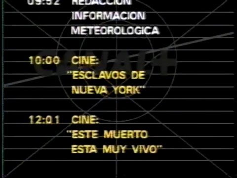 Fin De Emision Canal 17 9 1991