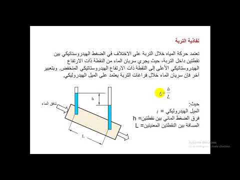 نفاذية التربة