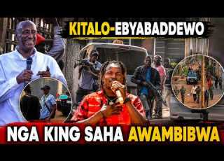  TUFUDDE EBYA KING SAHA KITALO NNYO BIIBINO EBYABADDEWO NGA AWAMBIBWA BIKAABYA JOURNALIST AYOGEDDE