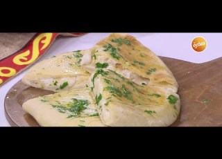 خبز بحشوة البطاطس غادة التلي