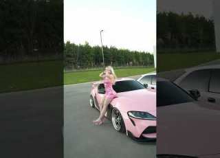 Pink Barbie Shoot Cars Cartok Cargirl Supra Pinkcars Shay2cray