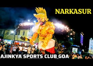 AJINKYA SPORTS CLUB GOA 2025 Mormugao Vasco Narkasur Utsav Goa Diwali Festival Celebration 2025
