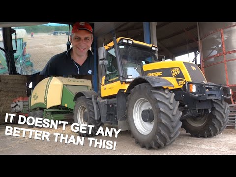 I GO BIG BALING LOUD PIPE JCB FASTRAC 3185 CUMMINS POWER