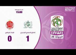 Botola Pro Inwi Difaâ El Jadidi Wydad AC Highlights Matchday 26