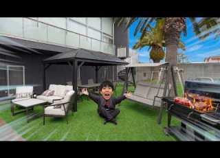 Let S Use All The Gigantic Furniture We Bought At Costco To Create The Ultimate Garden For Our 50