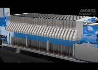  ANDRITZ SEPARATION Filter Press Sidebar SP Air Over Oil Operating Video